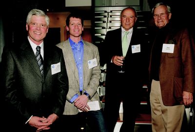 Photo courtesy of 1% for the Planet - Left to right: Craig Mathews, 1% for the Planet CEO Terry Kellogg, Patagonia founder Yvon Chouinard and Former NBC Nightly News Anchor Tom Brokaw. Mathews and Chouinard started 1% for the Planet in 2001, and it has since raised more than $100 million for environmental causes. Here, they celebrate the coalition’s 1,000-member mark in 2009.