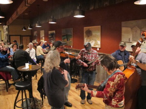 Katabatic hosts an open bluegrass jam every Monday night.