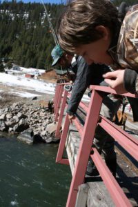 Before entering the water or making a cast, always survey the situation.