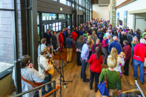 More than 200 Big Sky residents and community leaders turned out for the grand opening.