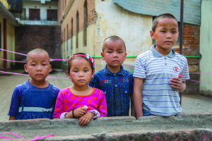 The Sherpa Four in May 2015, weeks after the devastating Nepal earthquakes. PHOTO BY WES OVERVOLD