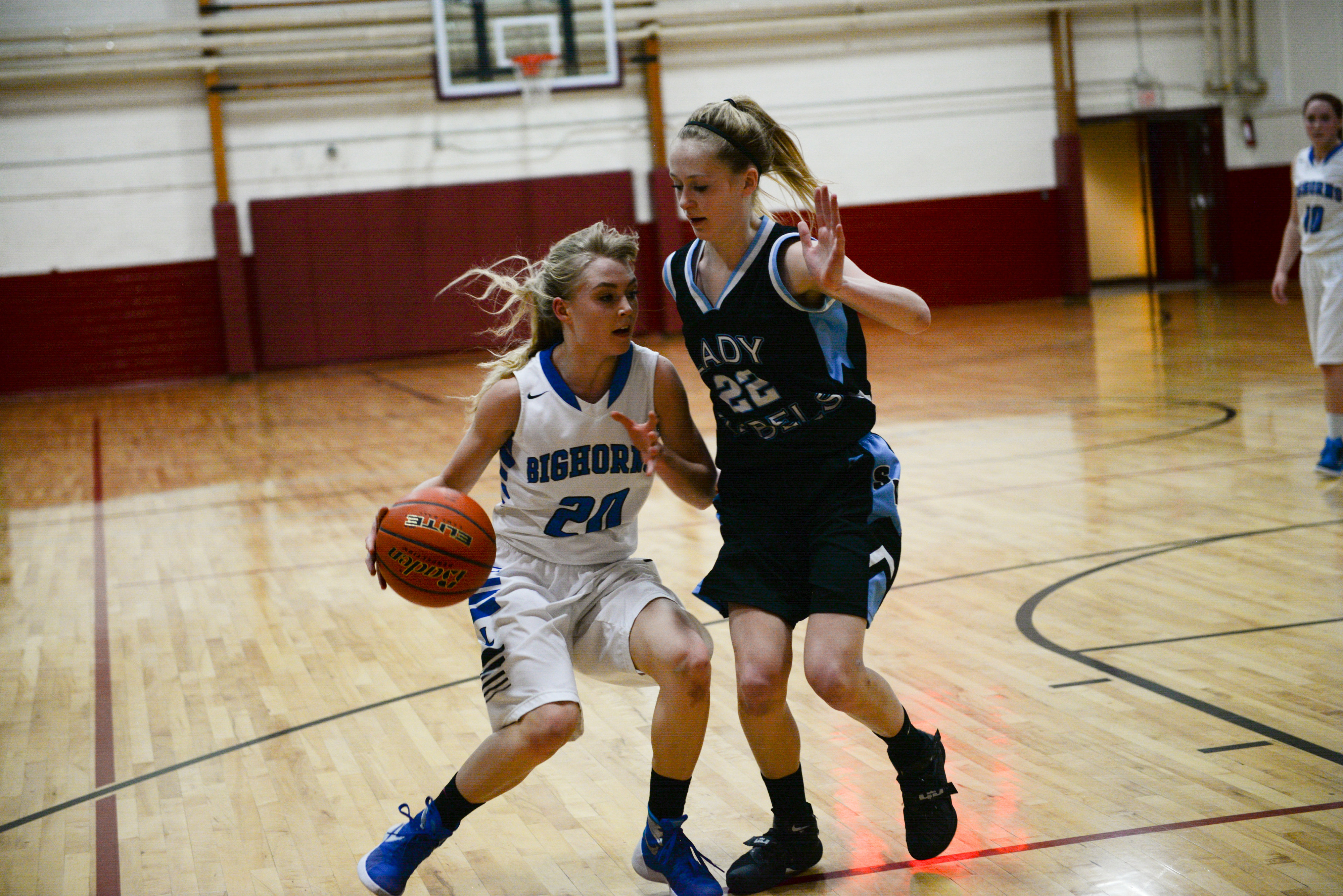 Dasha Bough scored 21 points against the Shields Valley Lady Rebels in the Lady Big Horns’ final game of the 2015-2016 season.