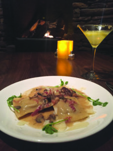 Michaelangelo’s most popular dish, the Ravioli di Bufala con Funghi. 