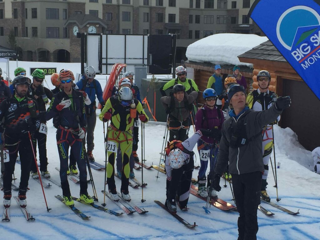 Noah Ronczkowski and Casey started dreaming up the Shedhorn Skimo course six years ago. PHOTO BY AMANDA EGGERT