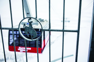 Cold temperatures didn't stop fans or musicians from having a good time, especially when they were riding to the top of the resort in Jackson Hole’s iconic red tram.