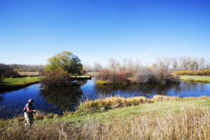 Gallatin River Meadows offers both a spring-fed pond and one-quarter mile of Gallatin River frontage. 