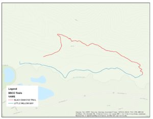 Map Black Diamond & Little Willow Way_Topographic