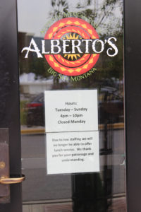 Alberto Godoy and his wife Brenda work 14-16 hours a day, and had to close the restaurant during lunch due to a lack of employees. PHOTO BY JOSEPH T. O’CONNOR