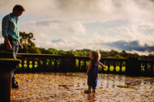 I wanted to show the viewer what this father/daughter relationship was really all about and the light really shows the mood. They have forgotten about me taking their photo and are focused on each other. I photographed this image in the evening hours after a thundershower, when the weather and light were in flux.