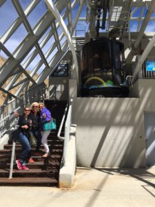 Vine and Dine guests prepare to load the Lone Peak Tram this summer during the festival’s "Pinot on the Peak" adventure tasting. PHOTO BY SARAH GIANELLI 