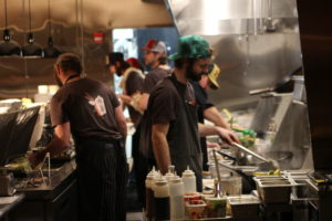 A revamped kitchen space means room for more cooks. 