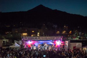 2016 Big Sky PBR event attendees check out the SAV stage after the bull riding competition wrapped up. The Turnpike Troubadours will kick off the 2017 event with a July 27 performance on Town Center Stage, James McMurtry will play July 28 and Jamie McLean Band plays July 29, both on SAV stage near PBR Arena.