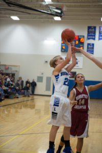 Senior Dasha Bough, Lone Peak’s leading 3-point shooter, was named First Team All-Conference. PHOTO BY MILOSZ SHIPMAN 