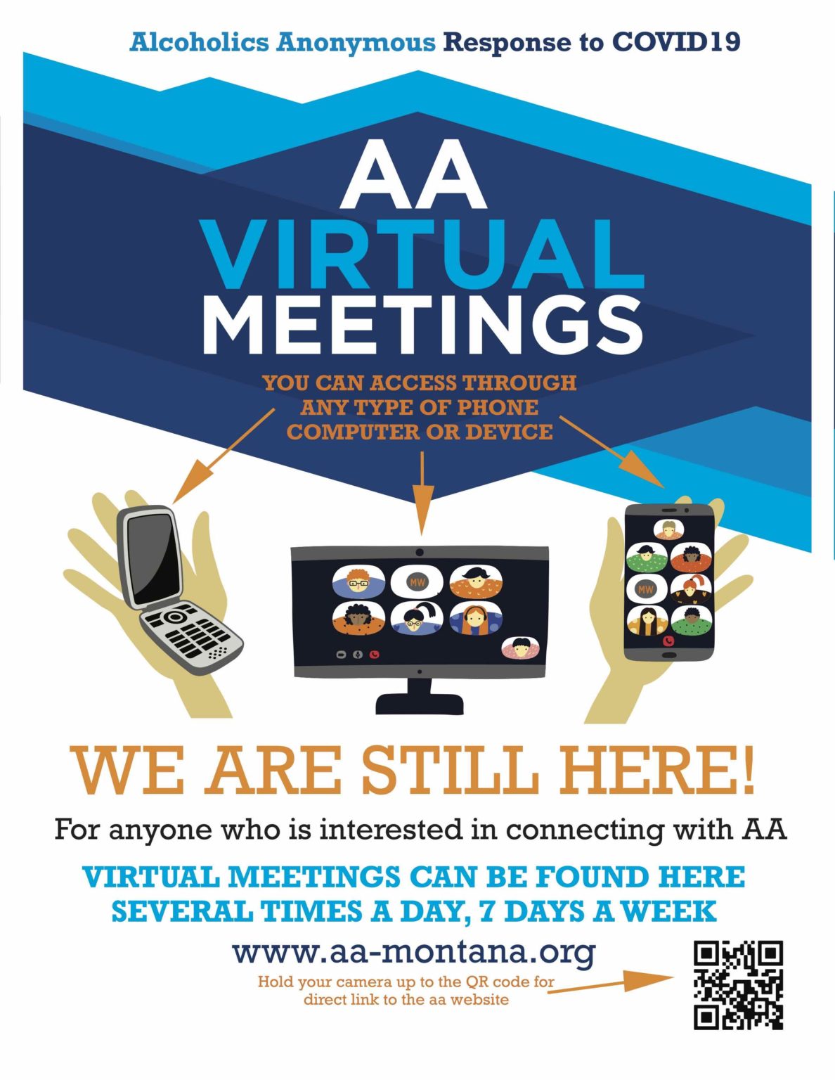 Local aa recovery groups offering virtual support explore big sky