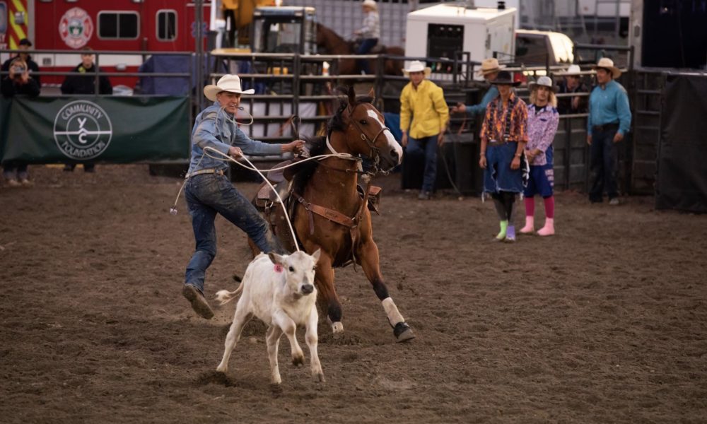Even thunderstorm can’t stifle big energy at Big Sky Community Rodeo