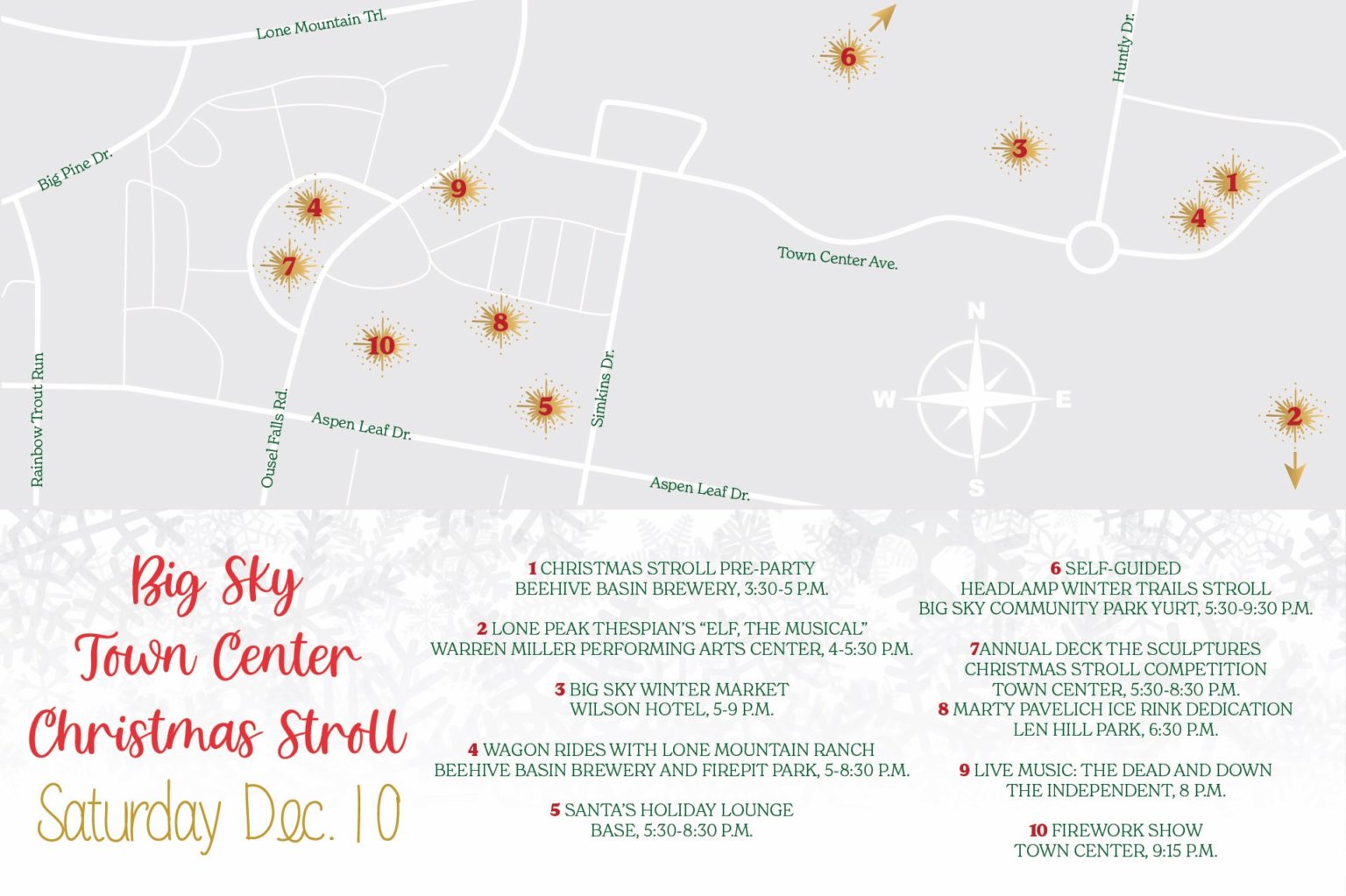 Christmas Stroll Events Guide Explore Big Sky