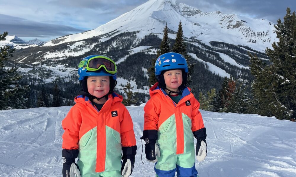 Miller twins, age 3, likely the youngest to ski 100 days in a season ...