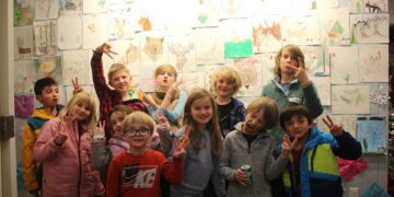 Ophir students’ art decorates Wellness in Action’s new building