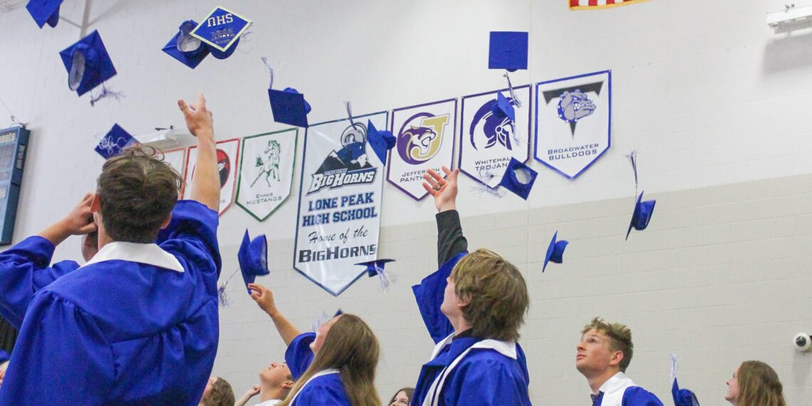 Largest-ever class graduates from Lone Peak High School 