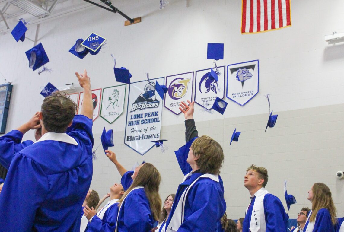 Largest-ever class graduates from Lone Peak High School
