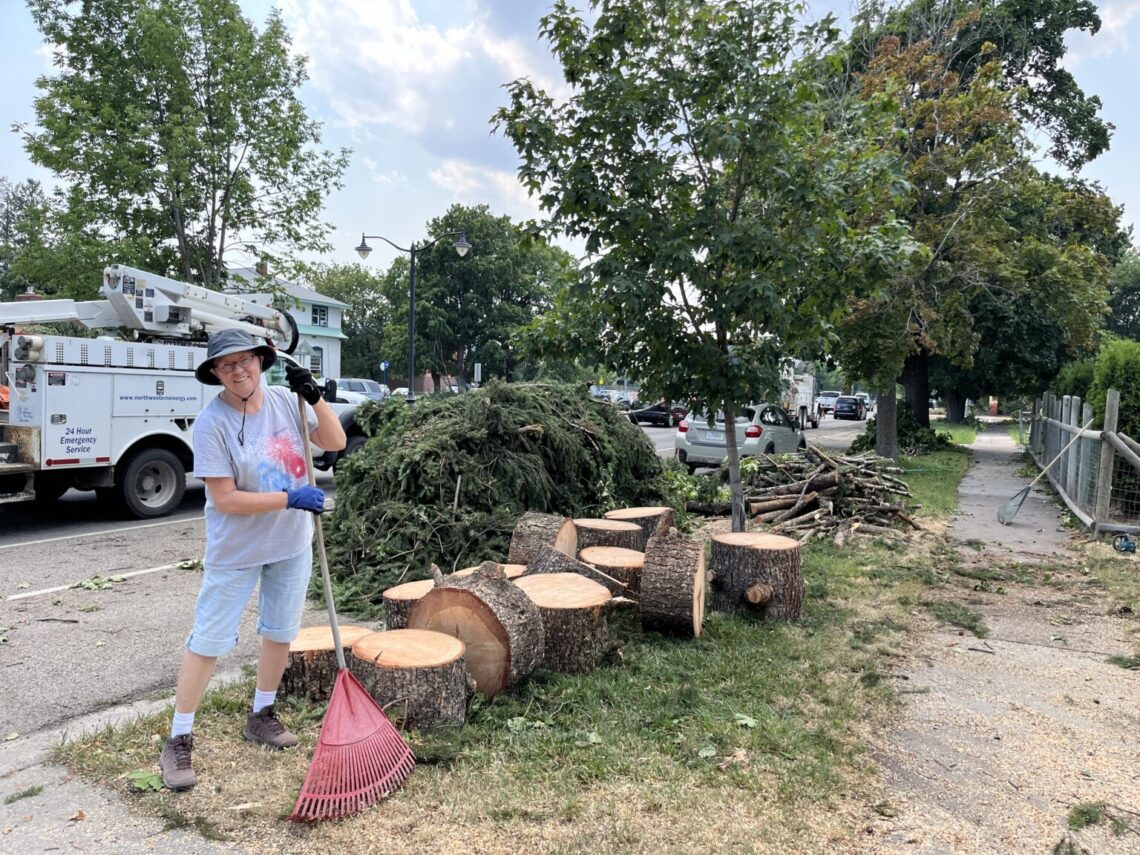 Missoula, western Montanans, clean up after windstorm, 109 mph gusts on Mount Sentinel