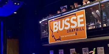 Ryan Busse, candidate for governor, hosts freedom rally in downtown Bozeman