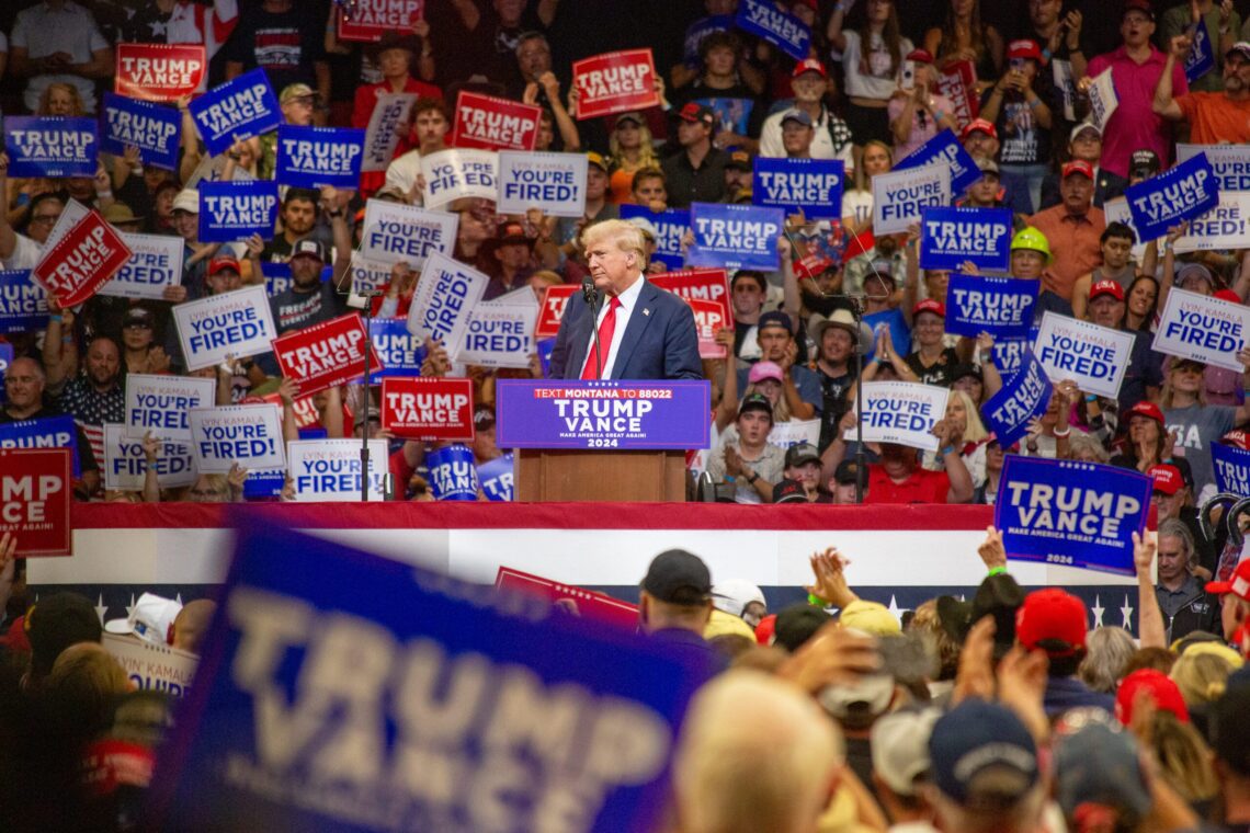 Trump, Montana republicans praise Sheehy, lambast Sen. Tester at Bozeman rally