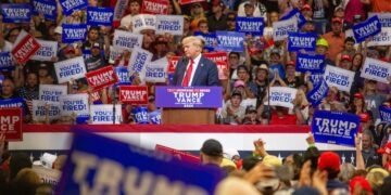 Trump, Montana republicans praise Sheehy, lambast Sen. Tester at Bozeman rally