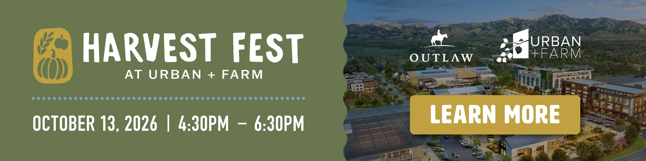 Harvest Fest At Urban + Farm, October 13, 4:30pm - 6:30pm