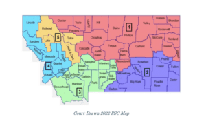 The court-ordered PSC map used for the 2022 election.