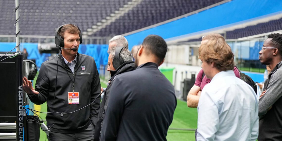 ‘Behind the curtain’ at the Super Bowl