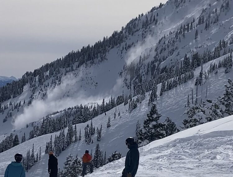 Warm temps impact avalanche danger on Sourdough Trail