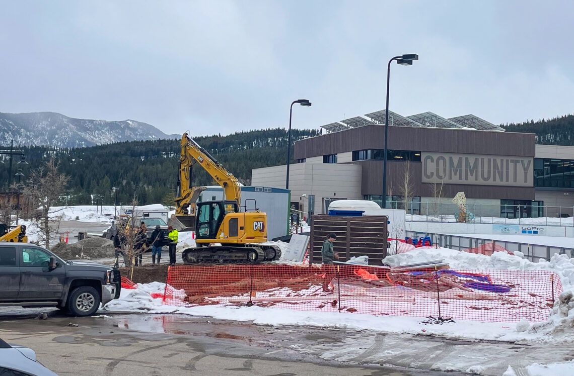 Town Center public restroom project underway