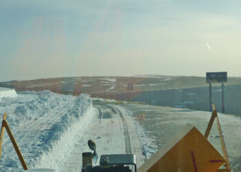 A May 13 photo of Beartooth Pass from the Montana Department of Transportation. PHOTO COURTESY OF THE MONTANA DEPARTMENT OF TRANSPORTATION