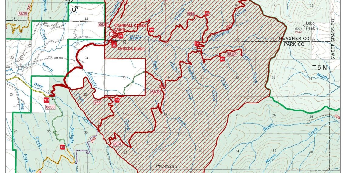 Upper Shields area closed in the Crazies through Aug. 10