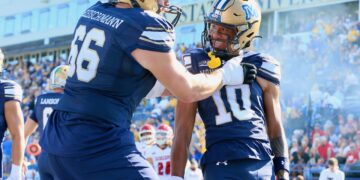 Passing game comes alive as Bobcats blast Eastern Washington by record margin 