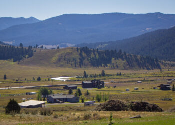 Located along the Gallatin River, the Gallatin Canyon Water and Sewer District project would retire septic systems in the water and sewer district boundaries. PHOTO BY JEN CLANCEY