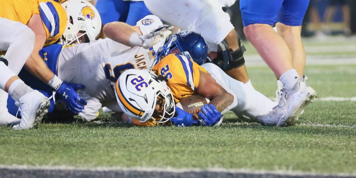 Jackrabbits outlast Bobcats in epic double OT thriller in front of record-setting Bobcat Stadium crowd  