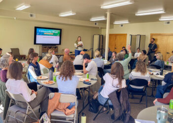 The Coordinating Council of Big Sky hosted its annual Pizza with a Purpose event as part of Big Sky Community Week. PHOTO BY JACK REANEY