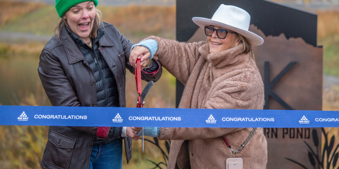 BSOA, Kerns cut ribbon on Huntley-Kern Pond 