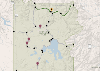 Yellowstone National Park roads temporarily closed due to over 30 weather-related traffic incidents