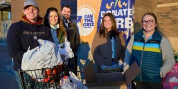 Montana State University’s Can the Griz food drive collects equivalent of more than one million pounds of food, a record for the contest