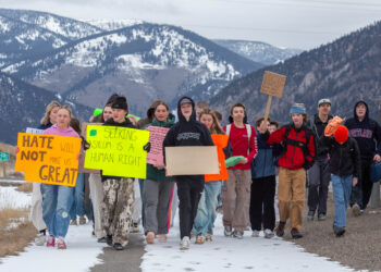 Big Sky students organize peaceful, ‘empowering’ walkout to protest ICE 