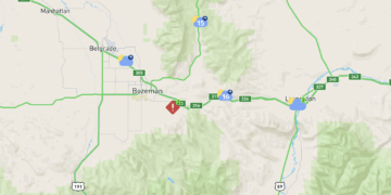 Interstate 90 detoured at Bear Canyon interchange