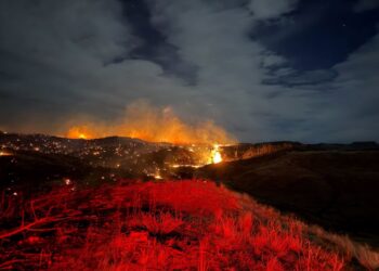 Rehder Creek Fire burning near Roundup