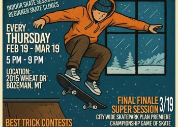 Skateboarding Alliance of Montana announces Winter Skate Nights series in Bozeman