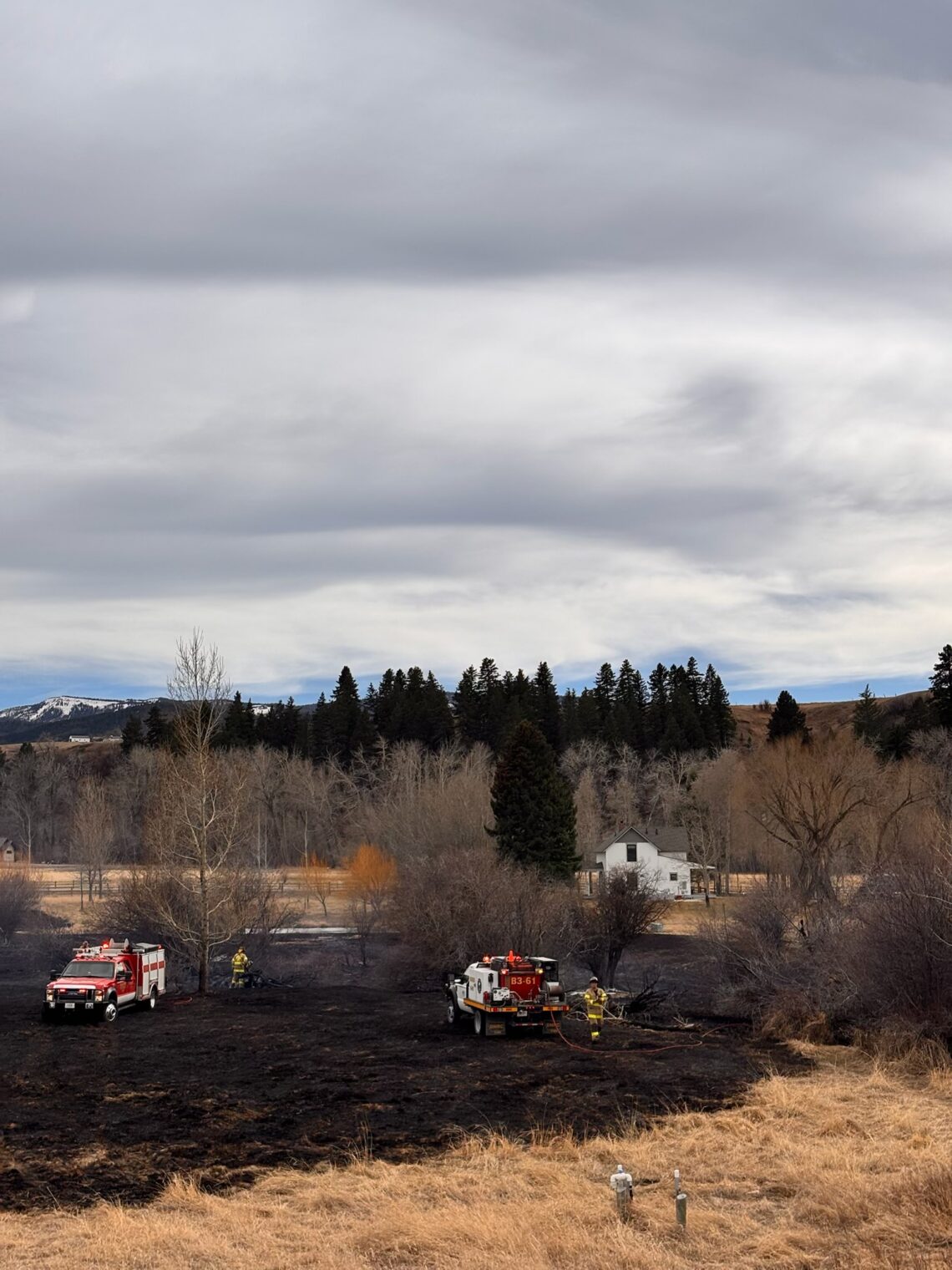 Crews work to contain spot fires near Bozeman, Cardwell