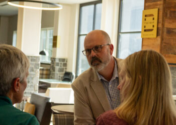 Ryan Busse visits Big Sky in campaign for Montana’s first congressional district