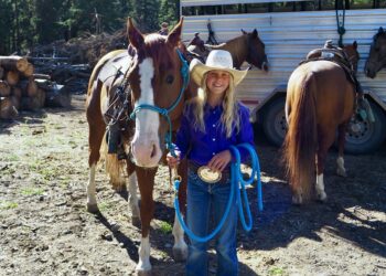 Rodeo queen in the making: The 10-year-old breaking barrel racing records