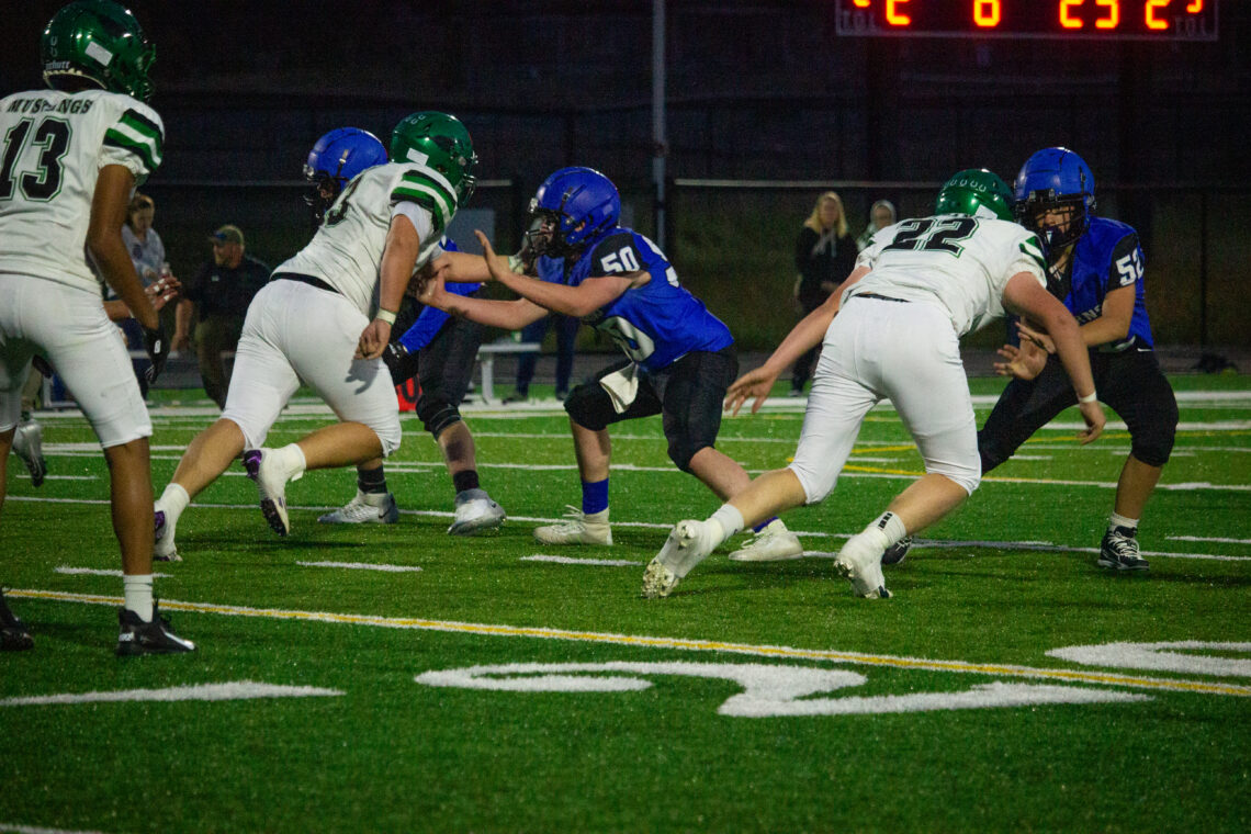 Football: Lone Peak Big Horns fall to Ennis Mustangs in first game home